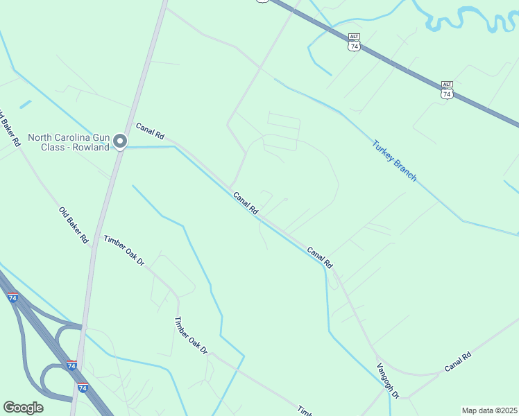 map of restaurants, bars, coffee shops, grocery stores, and more near 2032 Canal Road in Pembroke
