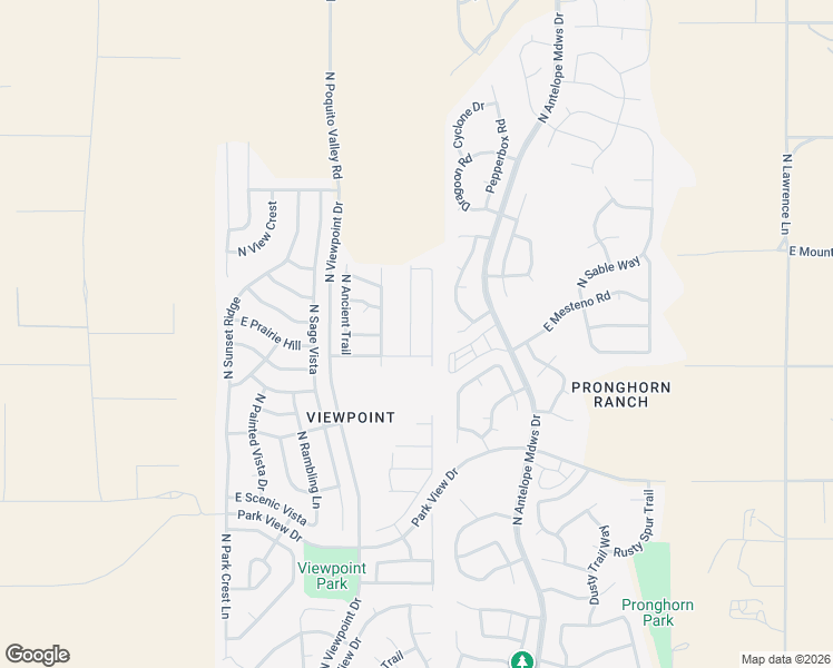 map of restaurants, bars, coffee shops, grocery stores, and more near 8071 North Winding Trail in Prescott Valley