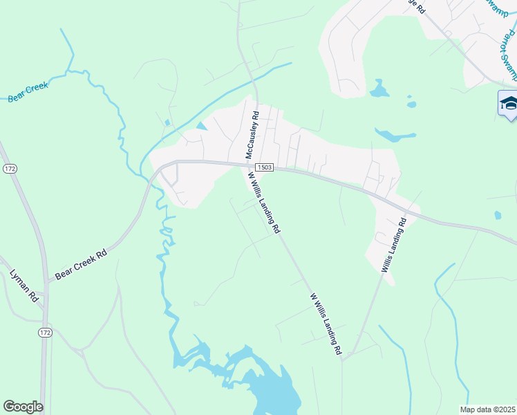 map of restaurants, bars, coffee shops, grocery stores, and more near 201 Lanieve Court in Hubert