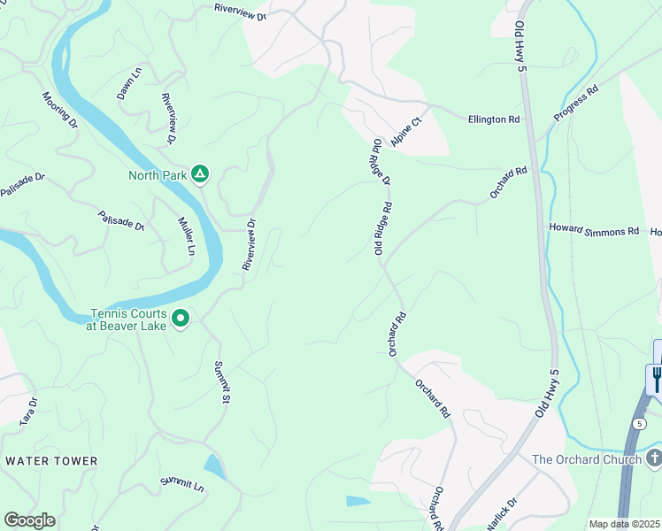 map of restaurants, bars, coffee shops, grocery stores, and more near 134 Victoria Way in Ellijay
