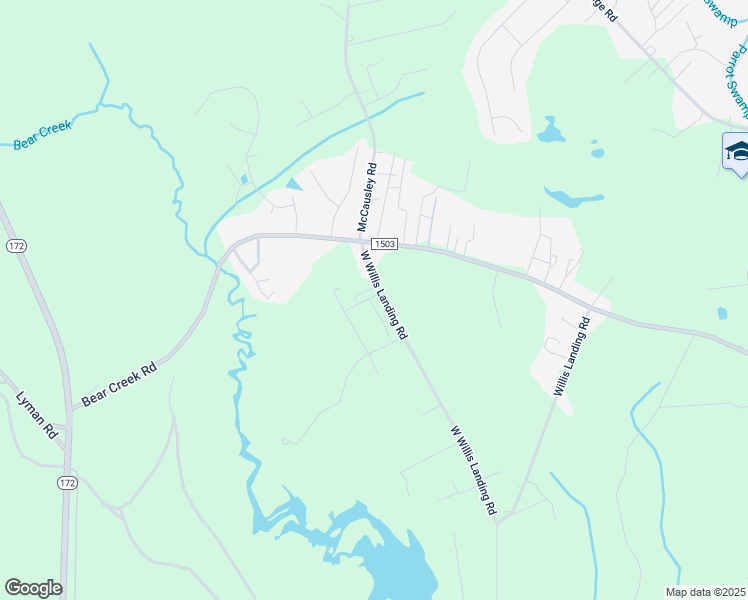 map of restaurants, bars, coffee shops, grocery stores, and more near 201 Lanieve Court in Hubert