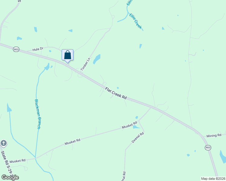 map of restaurants, bars, coffee shops, grocery stores, and more near 5323 Flat Creek Road in Heath Springs