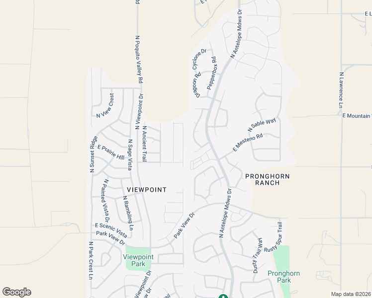 map of restaurants, bars, coffee shops, grocery stores, and more near 8071 North Winding Trail in Prescott Valley