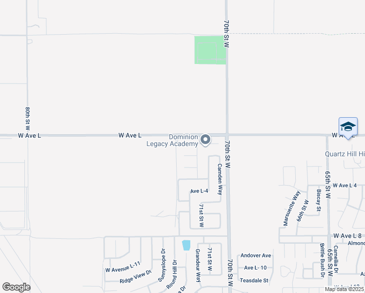 map of restaurants, bars, coffee shops, grocery stores, and more near 7150 Lyric Avenue in Lancaster