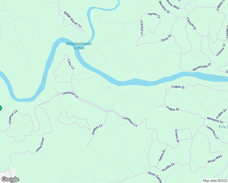 map of restaurants, bars, coffee shops, grocery stores, and more near 36 Kings Court in Ellijay