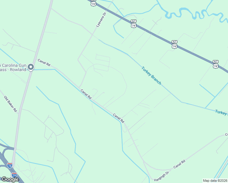 map of restaurants, bars, coffee shops, grocery stores, and more near 1918 Canal Road in Pembroke
