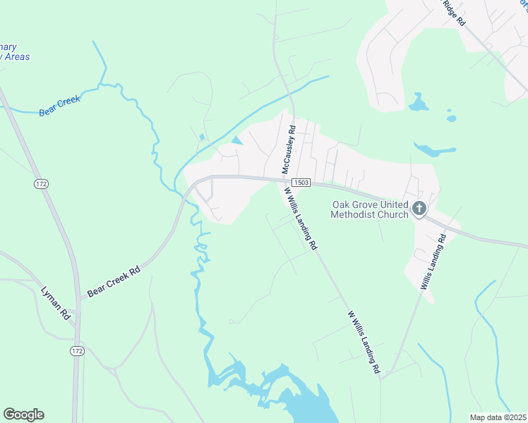 map of restaurants, bars, coffee shops, grocery stores, and more near 300 Burley Drive in Hubert