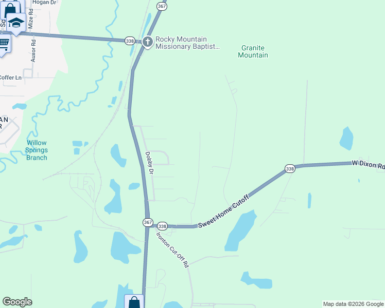 map of restaurants, bars, coffee shops, grocery stores, and more near 13 Masons Ridge Road in Little Rock