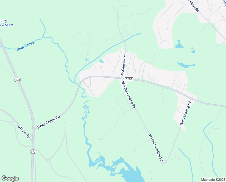 map of restaurants, bars, coffee shops, grocery stores, and more near 424 West Willis Landing Road in Hubert