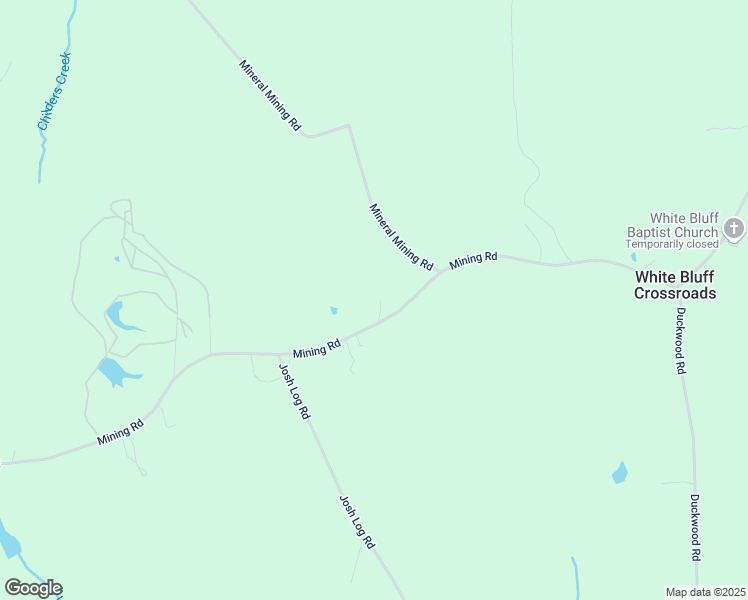 map of restaurants, bars, coffee shops, grocery stores, and more near 3440 Mining Road in Kershaw