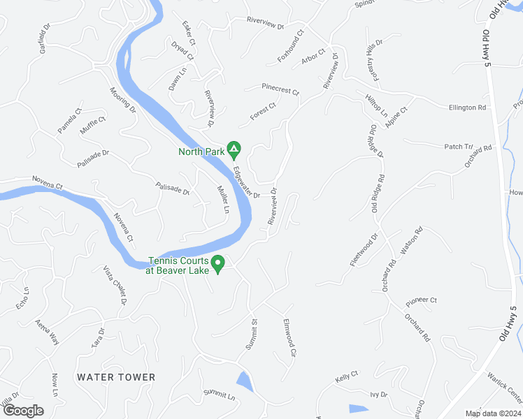 map of restaurants, bars, coffee shops, grocery stores, and more near 327 Riverview Drive in Ellijay