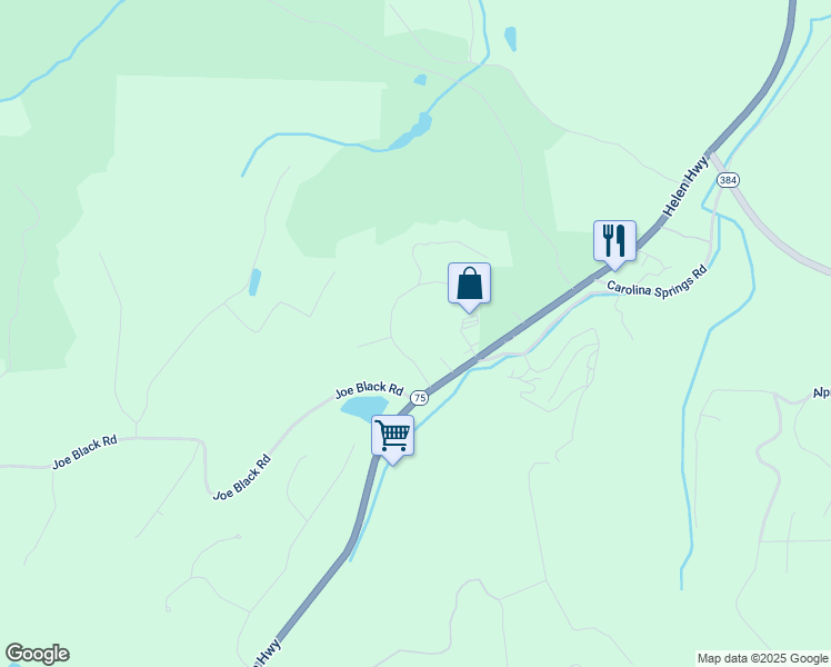 map of restaurants, bars, coffee shops, grocery stores, and more near 142 Smoke Rise Drive in Sautee Nacoochee