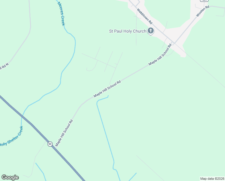 map of restaurants, bars, coffee shops, grocery stores, and more near 696-784 Maple Hill School Road in Maple Hill