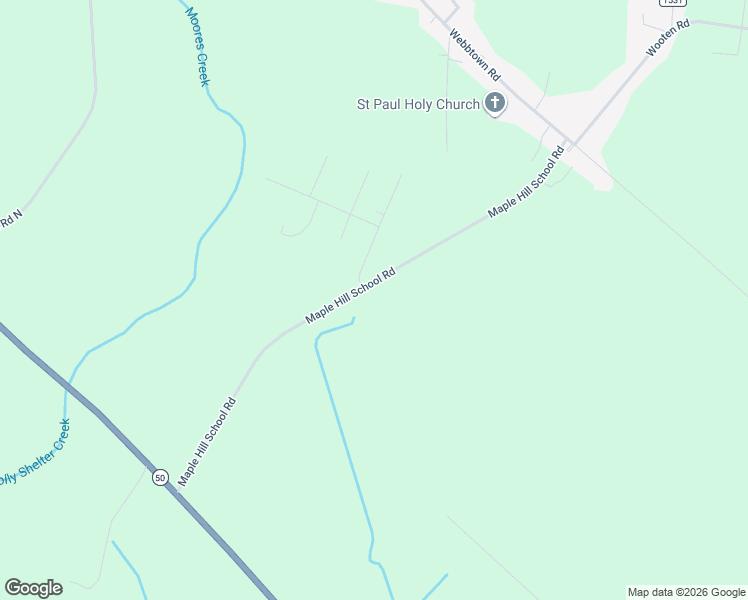map of restaurants, bars, coffee shops, grocery stores, and more near 696-784 Maple Hill School Road in Maple Hill