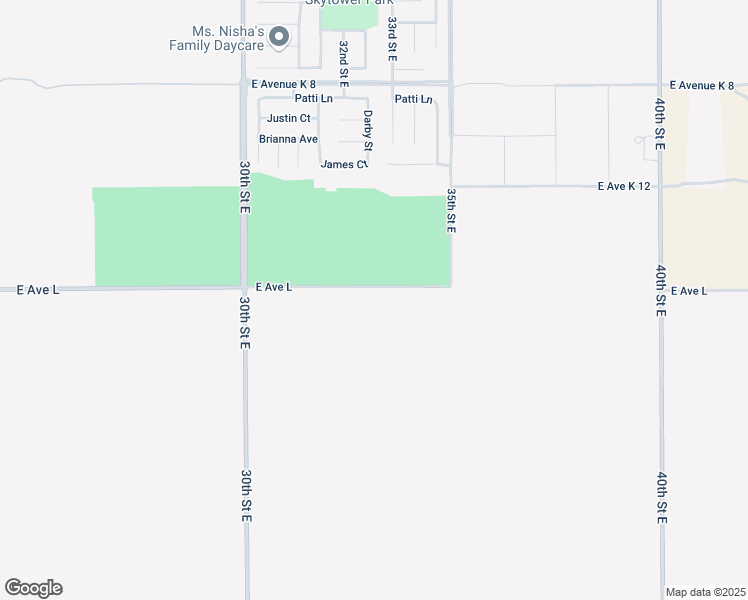 map of restaurants, bars, coffee shops, grocery stores, and more near 3300 East Avenue L in Lancaster