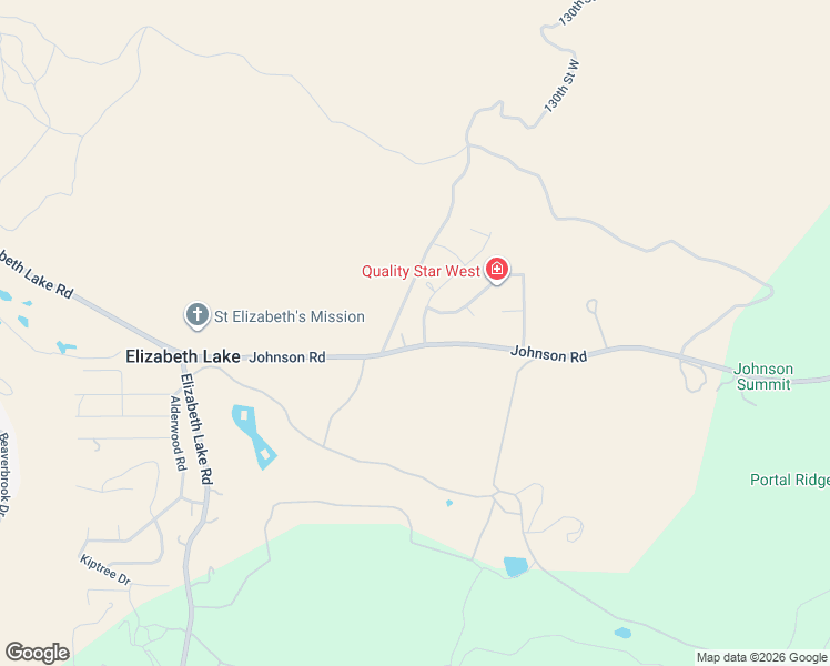 map of restaurants, bars, coffee shops, grocery stores, and more near 42813 Leadhill Drive in Lake Hughes