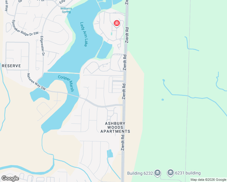 map of restaurants, bars, coffee shops, grocery stores, and more near 111 Windsor Hill Road Southwest in Huntsville