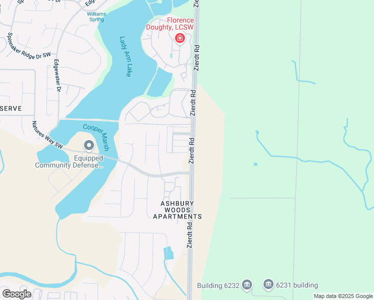 map of restaurants, bars, coffee shops, grocery stores, and more near 101 Windsor Hill Road Southwest in Huntsville