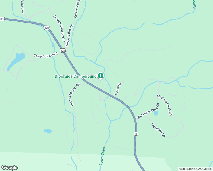 map of restaurants, bars, coffee shops, grocery stores, and more near 71 Creekview Drive in Cleveland