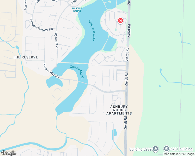 map of restaurants, bars, coffee shops, grocery stores, and more near 119 Morningwalk Lane Southwest in Huntsville