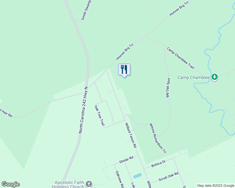map of restaurants, bars, coffee shops, grocery stores, and more near 948 Willard Tatum Road in Elizabethtown