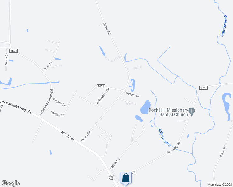 map of restaurants, bars, coffee shops, grocery stores, and more near 475 Odum Road in Lumberton