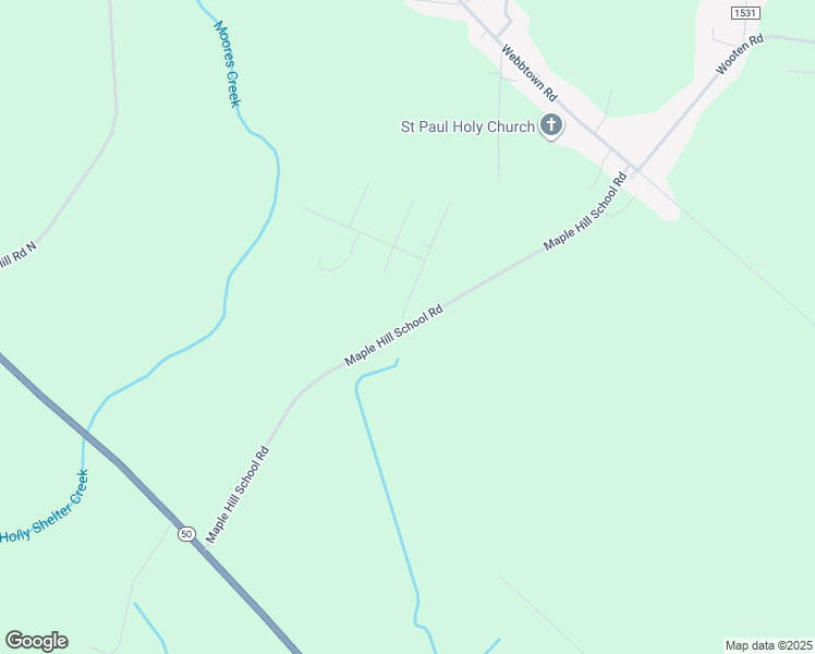 map of restaurants, bars, coffee shops, grocery stores, and more near 696 Maple Hill School Road in Maple Hill