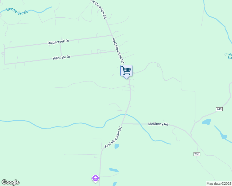 map of restaurants, bars, coffee shops, grocery stores, and more near 1598 Keel Mountain Road in Gurley