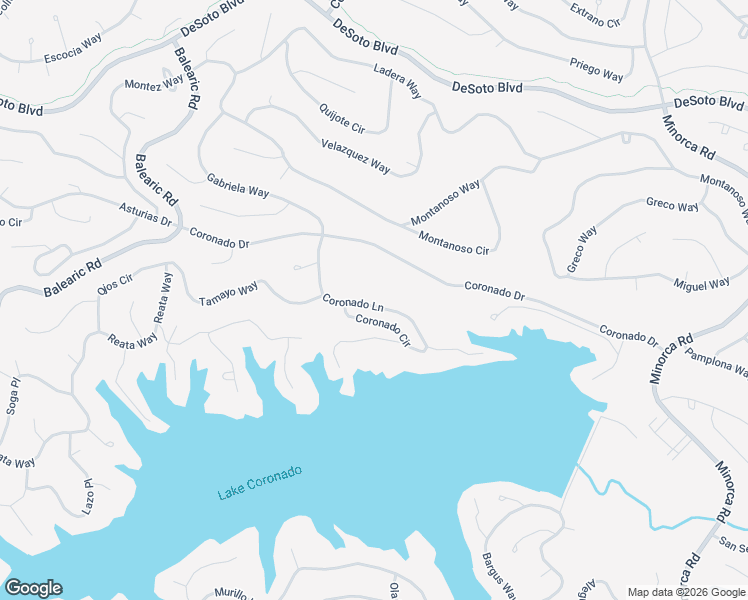 map of restaurants, bars, coffee shops, grocery stores, and more near 23 Coronado Lane in Hot Springs Village