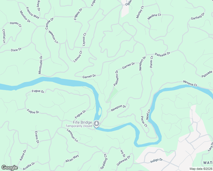 map of restaurants, bars, coffee shops, grocery stores, and more near 399 Palmetto Drive in Ellijay