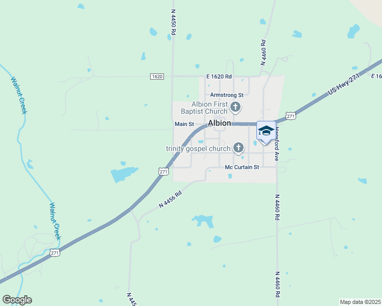 map of restaurants, bars, coffee shops, grocery stores, and more near in Albion