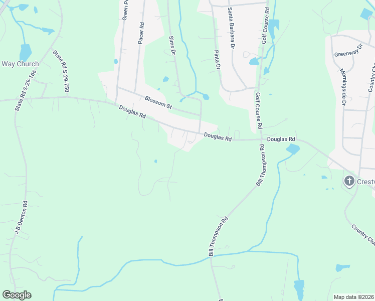 map of restaurants, bars, coffee shops, grocery stores, and more near 1870 Douglas Road in Lancaster