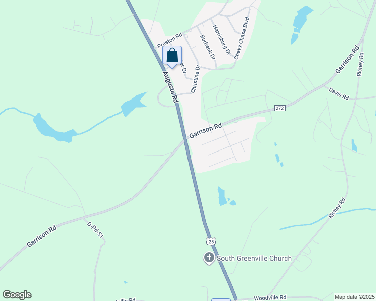 map of restaurants, bars, coffee shops, grocery stores, and more near 9122 Augusta Road in Pelzer