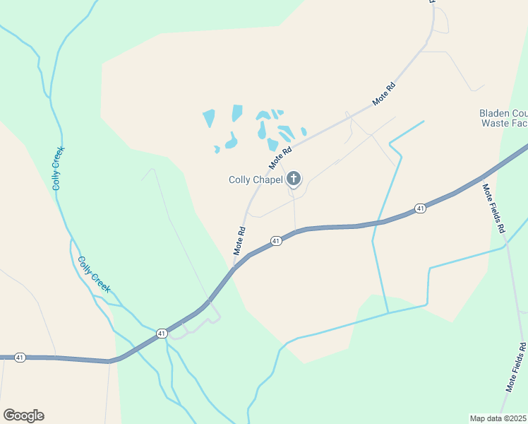 map of restaurants, bars, coffee shops, grocery stores, and more near 4077 Mote Road in Harrells
