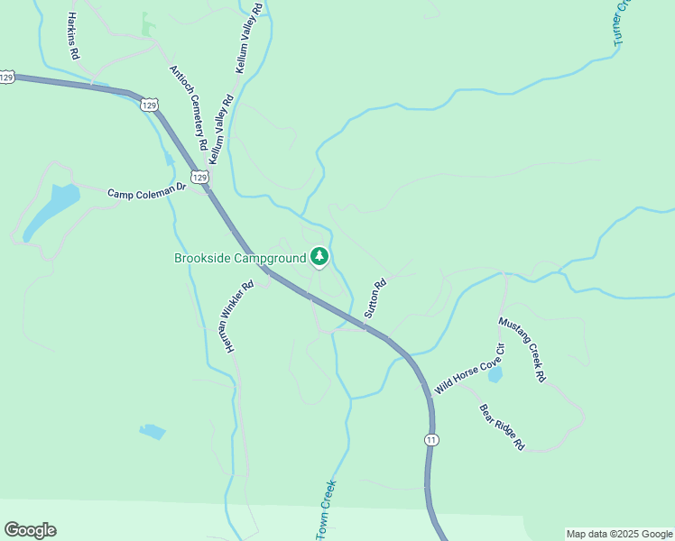 map of restaurants, bars, coffee shops, grocery stores, and more near 120 Creekview Drive in Cleveland