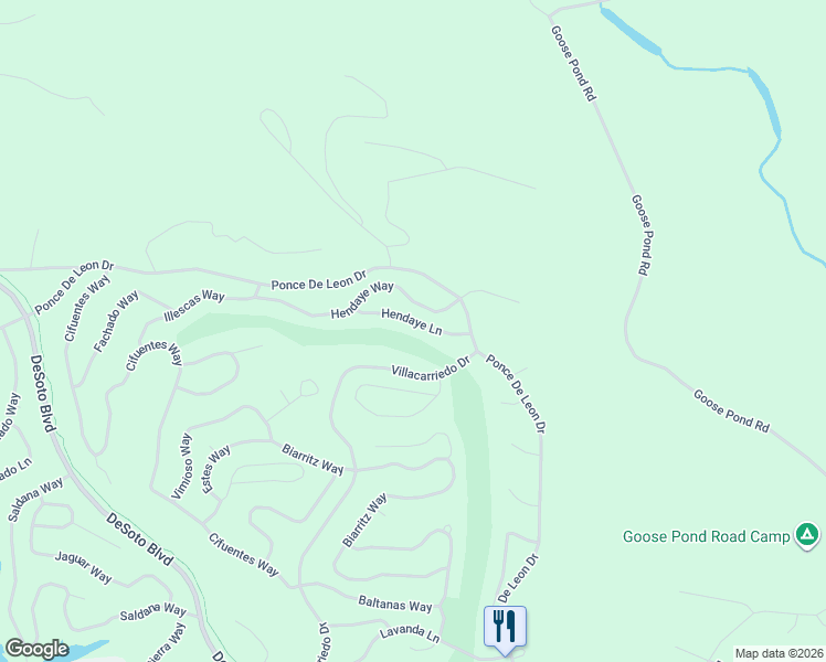 map of restaurants, bars, coffee shops, grocery stores, and more near 115 Villacarriedo Drive in Hot Springs Village