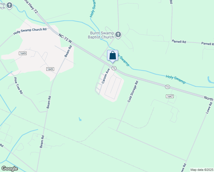 map of restaurants, bars, coffee shops, grocery stores, and more near 100 Ronald Boulevard in Lumberton