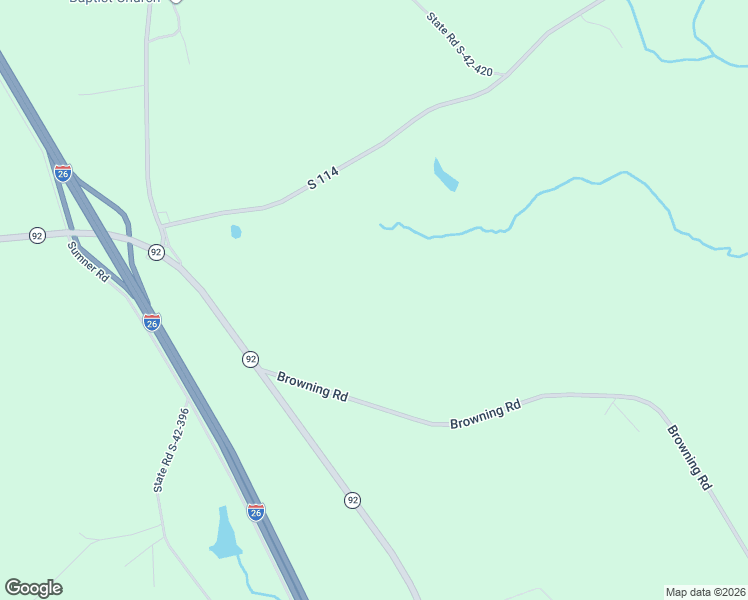 map of restaurants, bars, coffee shops, grocery stores, and more near 2080 Browning Road in Enoree