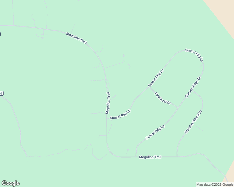 map of restaurants, bars, coffee shops, grocery stores, and more near 7505 Mogollon Trail in Happy Jack