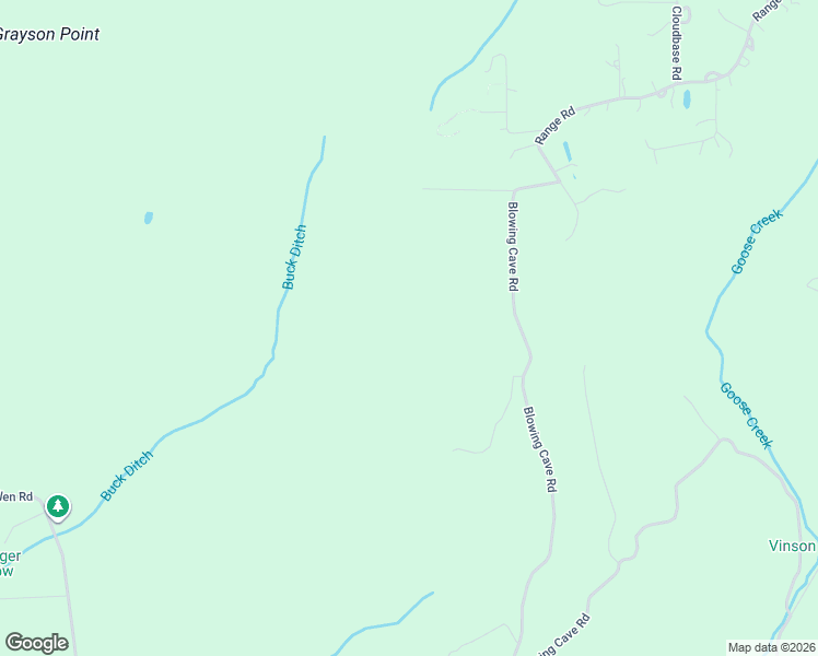 map of restaurants, bars, coffee shops, grocery stores, and more near 1000 Blowing Cave Road in Gurley