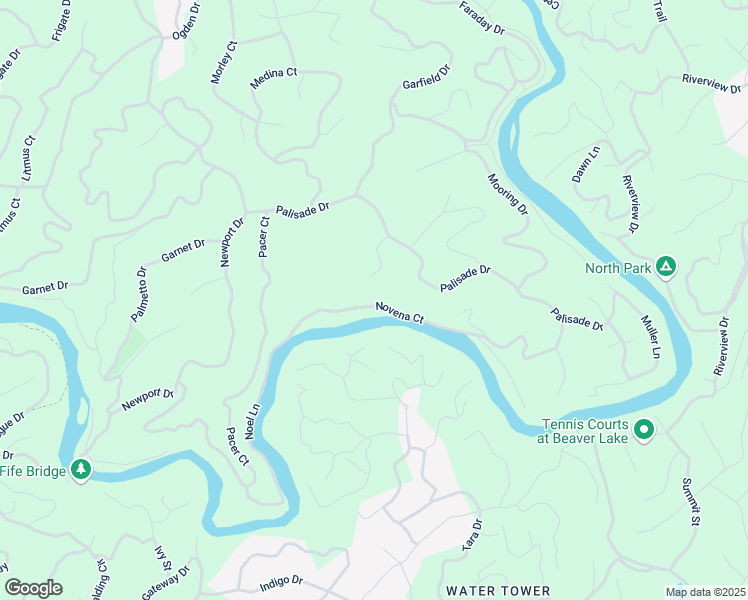 map of restaurants, bars, coffee shops, grocery stores, and more near 223 Novena Court in Ellijay