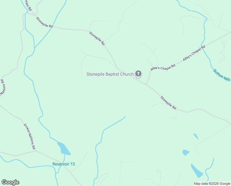 map of restaurants, bars, coffee shops, grocery stores, and more near 2629 Stonepile Road in Clarkesville