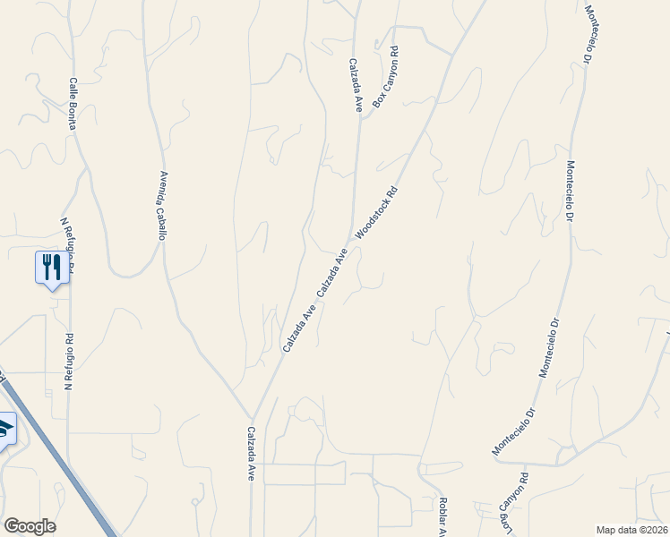 map of restaurants, bars, coffee shops, grocery stores, and more near 2750 Calzada Avenue in Santa Ynez