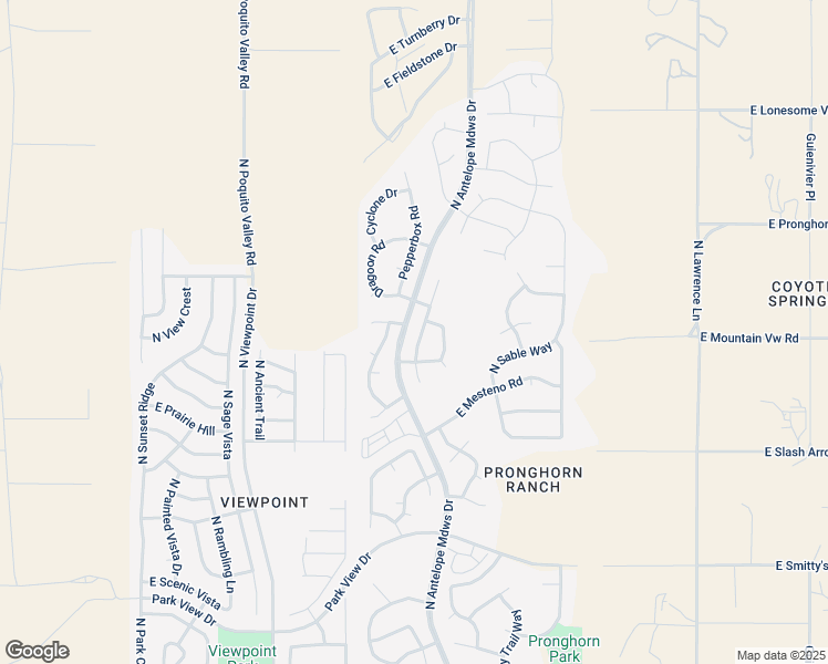 map of restaurants, bars, coffee shops, grocery stores, and more near 8294 Mistral Circle in Prescott Valley