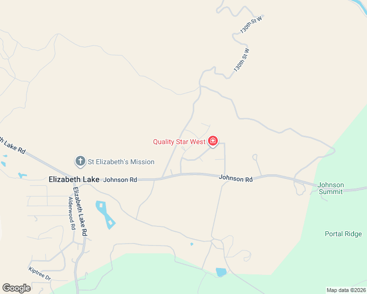 map of restaurants, bars, coffee shops, grocery stores, and more near 42871 Leadhill Drive in Lake Hughes