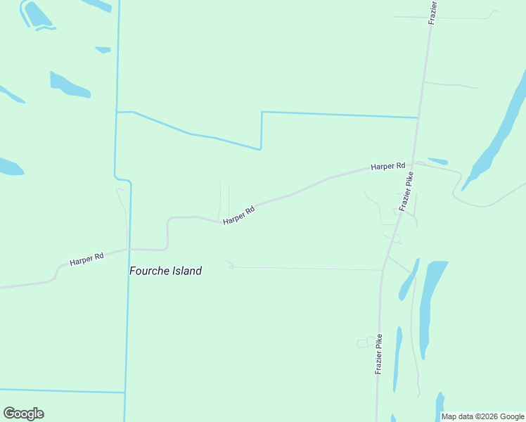 map of restaurants, bars, coffee shops, grocery stores, and more near 10601 Harper Road in Little Rock