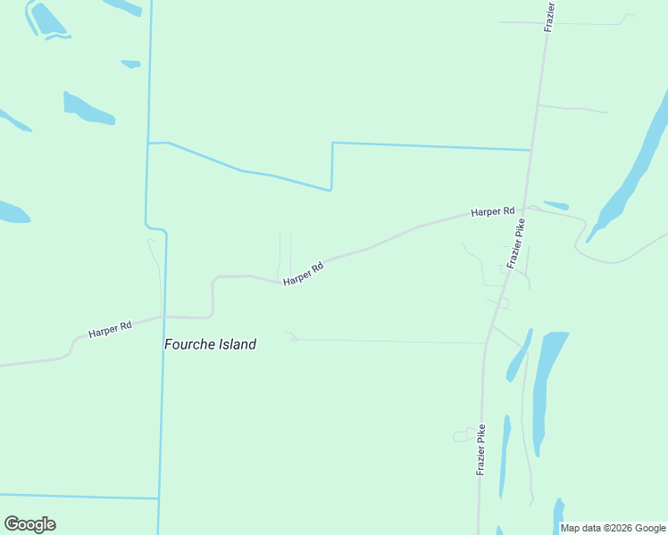 map of restaurants, bars, coffee shops, grocery stores, and more near 10601 Harper Road in Little Rock