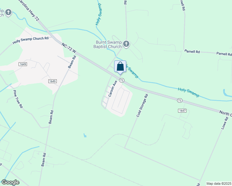 map of restaurants, bars, coffee shops, grocery stores, and more near 100 Ronald Boulevard in Lumberton