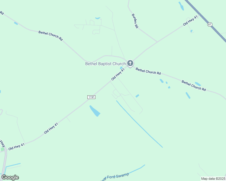 map of restaurants, bars, coffee shops, grocery stores, and more near 923 Old Highway 41 in Bladenboro