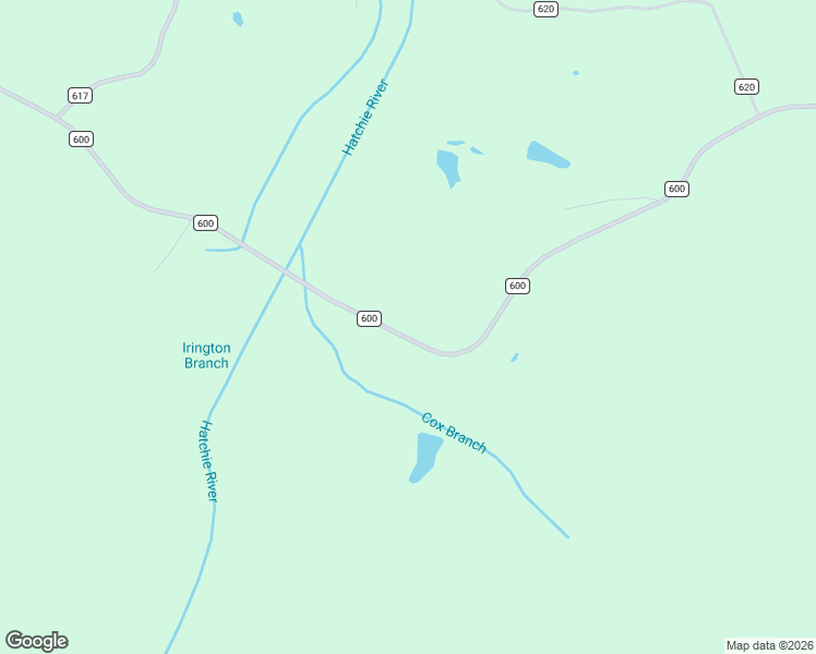 map of restaurants, bars, coffee shops, grocery stores, and more near 5641 County Road 600 in Booneville